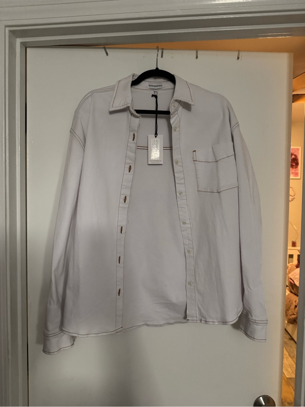 White Button-Up Jacket